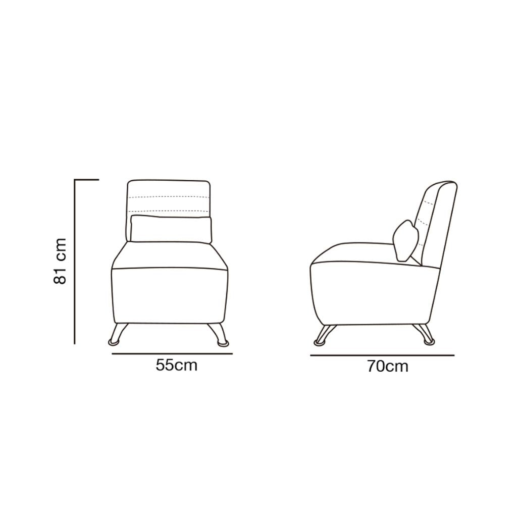 Sillón Decorativo Modelo Emmy