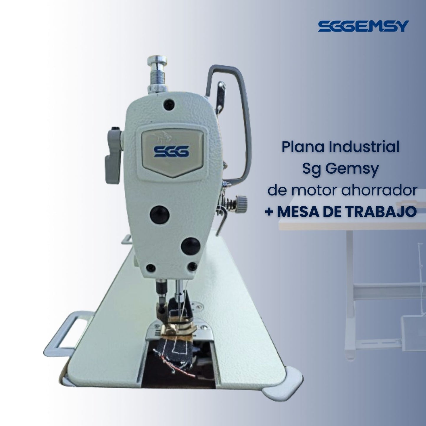 Maquina De Coser Recta Industrial SGgemsy, rendimiento profesional