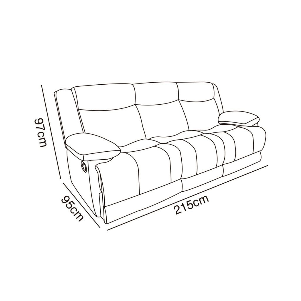 Sofá Reclinable 160° Modelo Monet