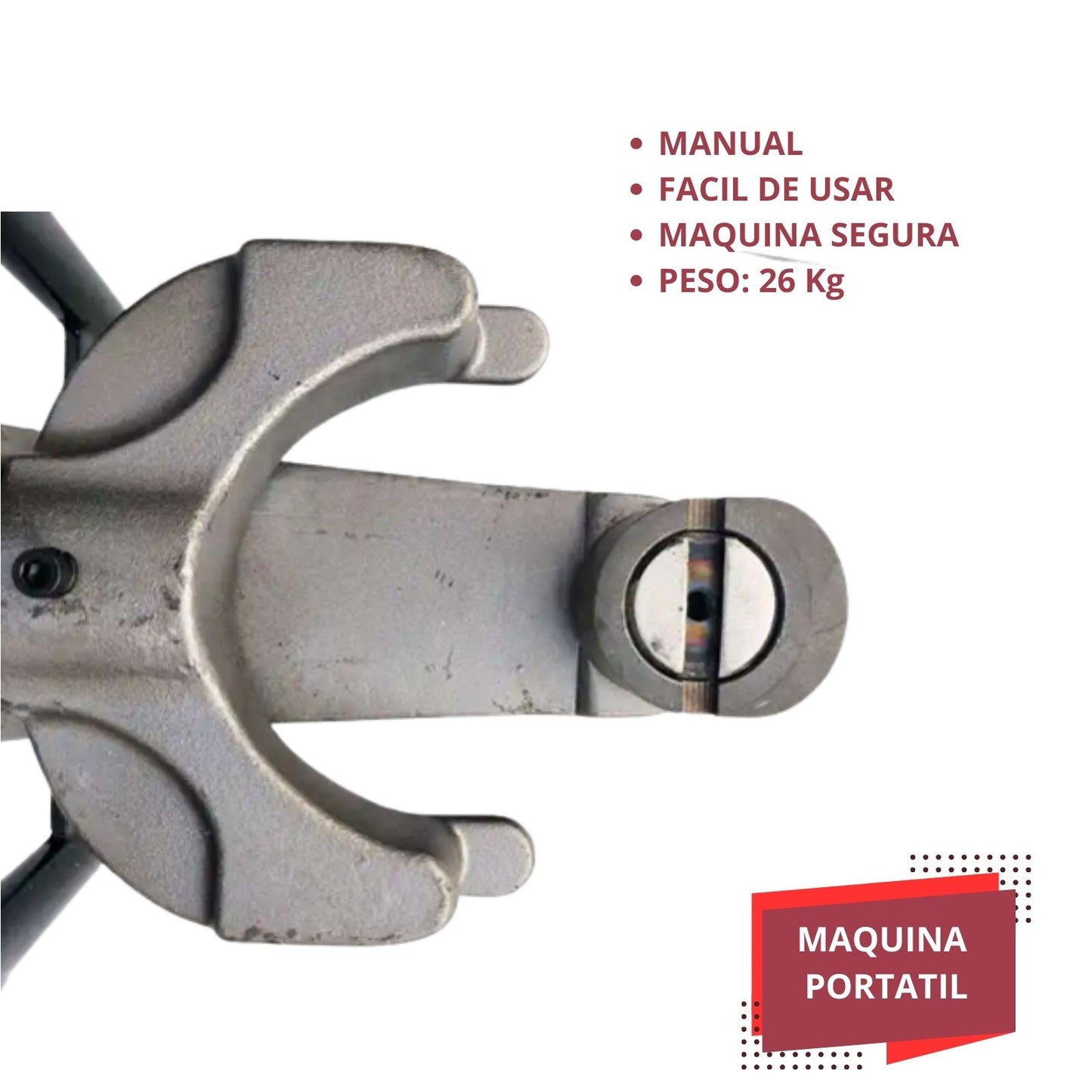 Dobladora Hidráulica De Varilla Eléctrica Portatil (4-25 mm)