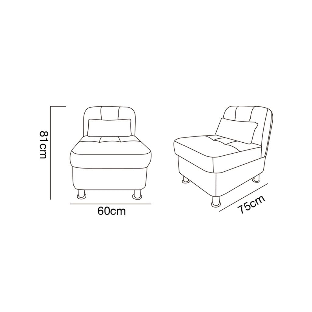 Sillón Decorativo Modelo Kenny