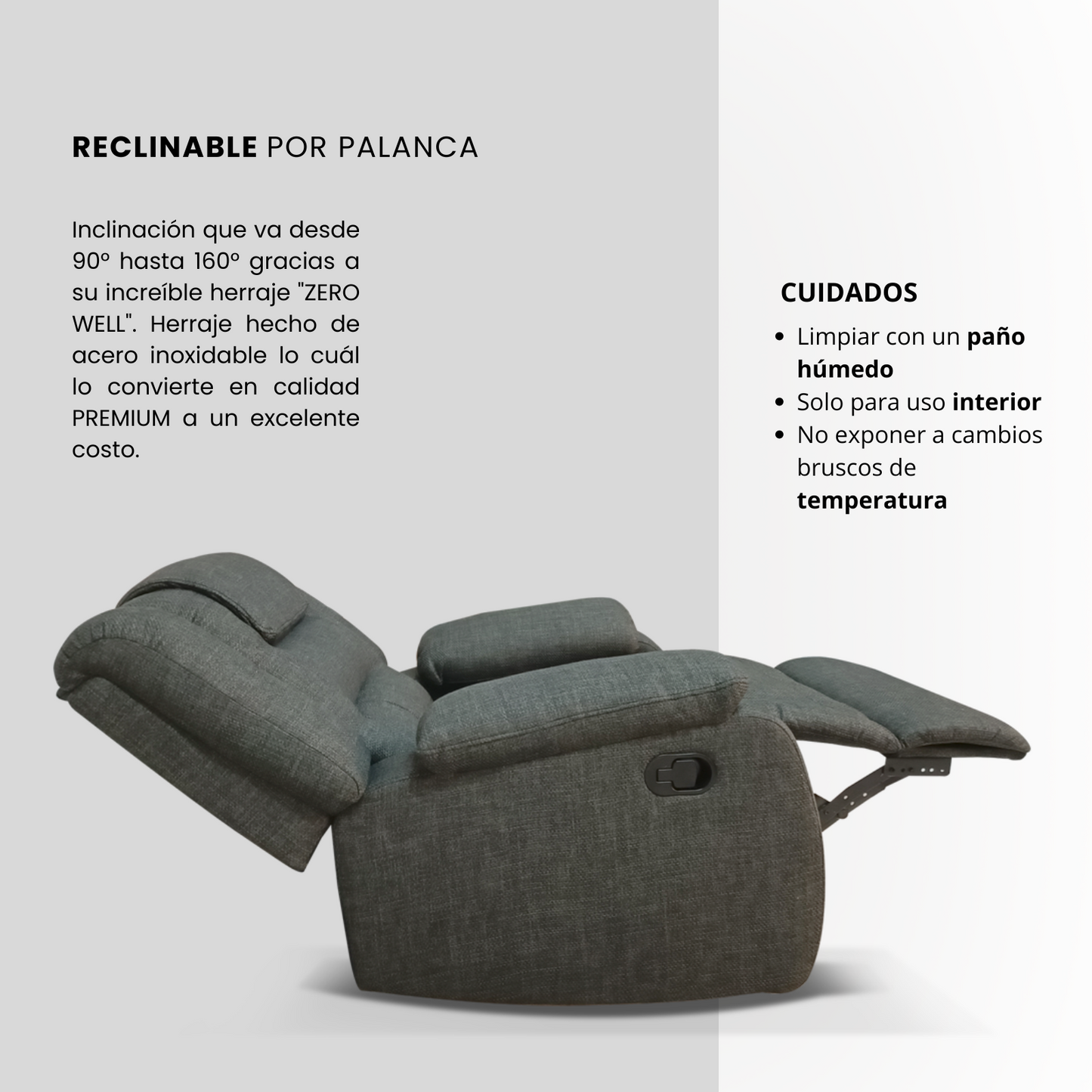 Sillón Reclinable  Modelo Liam